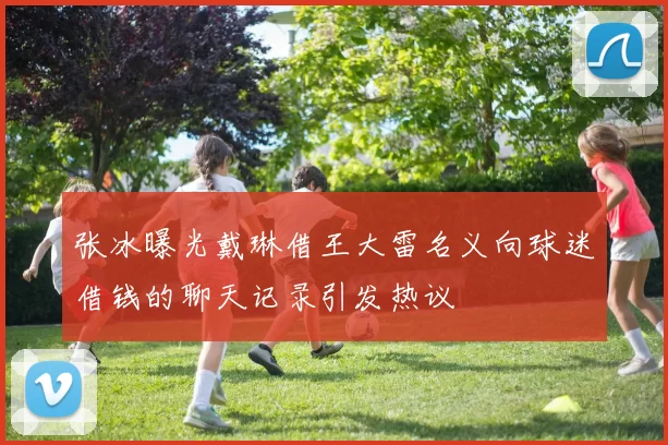 张冰曝光戴琳借王大雷名义向球迷借钱的聊天记录引发热议